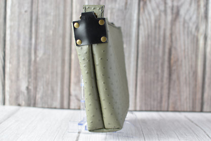 Textured Olive Green Tote Purse